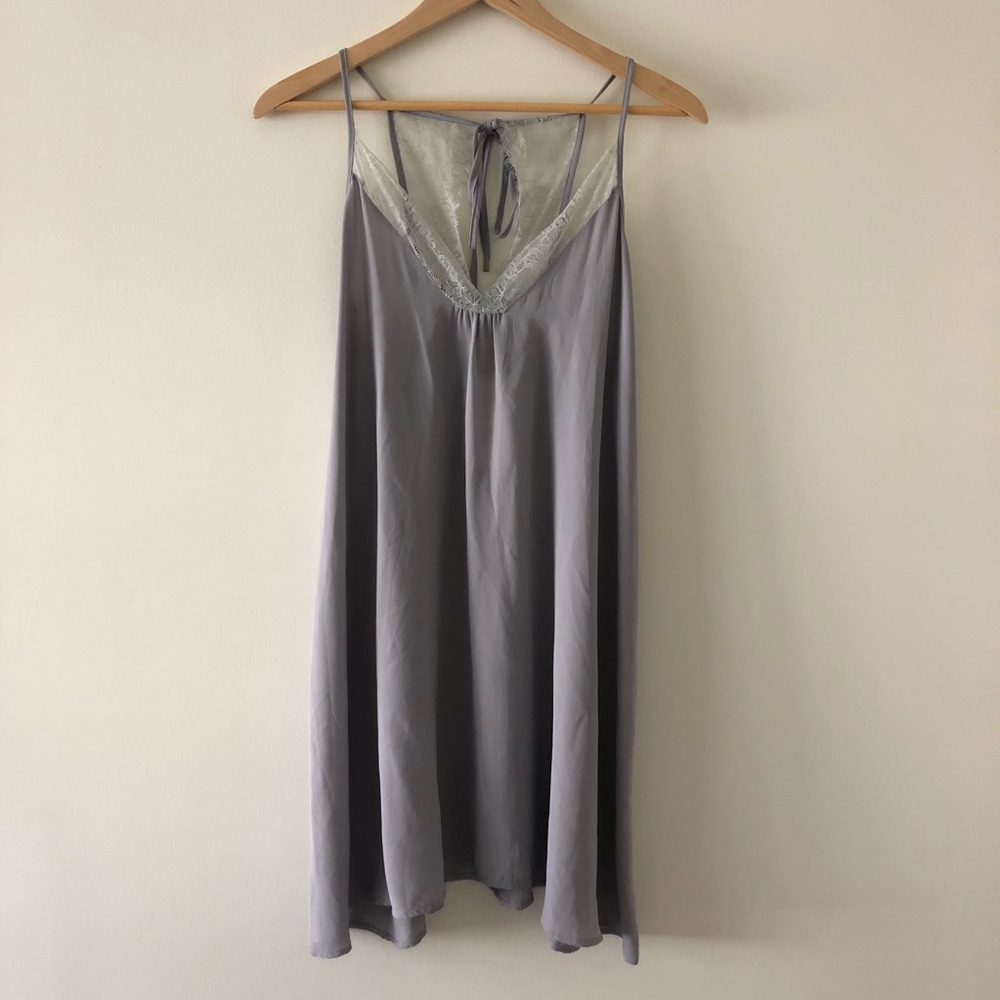 Daisy Eyelash Lace Slip Dress